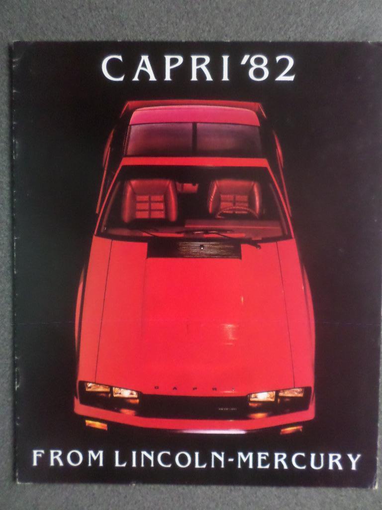 Ford Mercury Capri 1982 Brochure, Ophalen of Verzenden, Ford