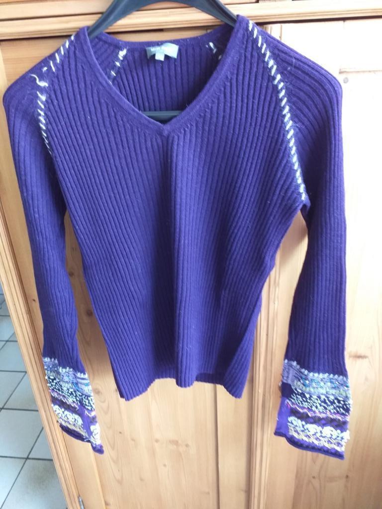 trui Marc Aurel, Kleding | Dames, Ophalen of Verzenden, Nieuw, Maat 42/44 (L), Paars