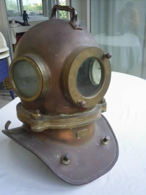 Mariene oudheid, helm en duikuitrusting, Ophalen of Verzenden, Gebruikt