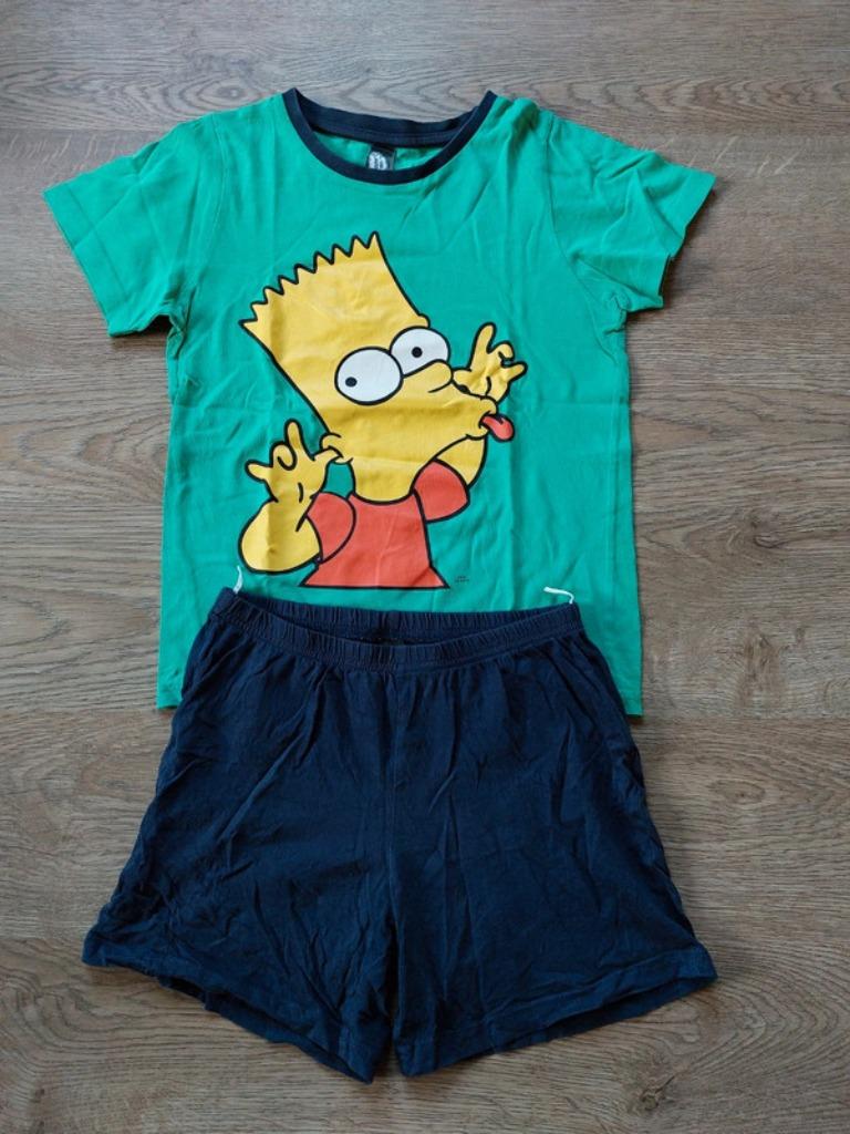 Pyjama - The Simpsons - C&A - taille 122/128, Kinderen en Baby's, Kinderkleding | Maat 122, Nacht- of Onderkleding, Gebruikt, C&A