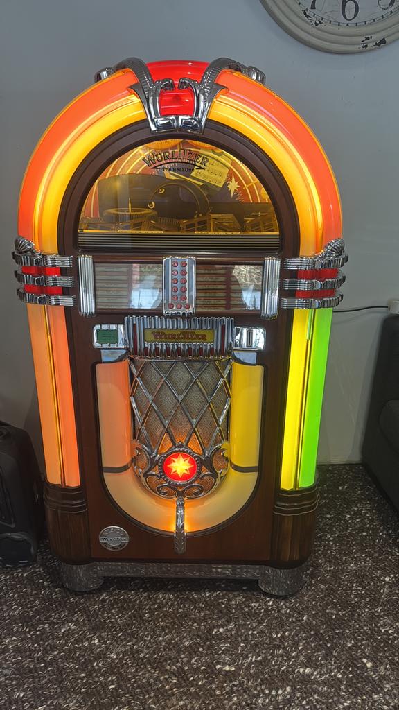 Juke-box wurlitzer+2 diffuseurs, Ophalen, Zo goed als nieuw, Wurlitzer