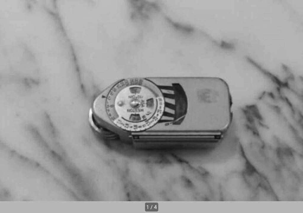 Leica lichtmeter M, Audio, Tv en Foto, Ophalen of Verzenden, Niet werkend, Overige typen