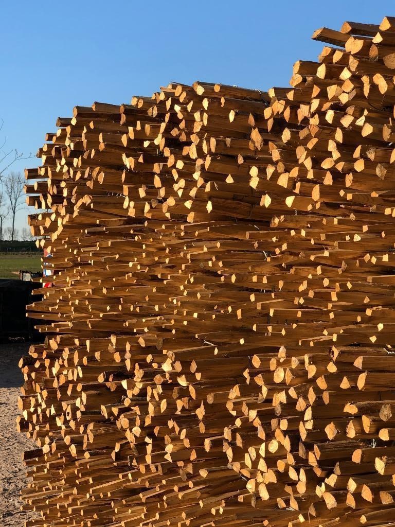 Kastanje hekwerk - Made in Belgium, Ophalen, Met poort, Nieuw, Spijlenhekwerk