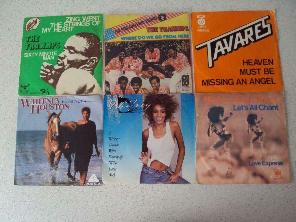 Part 46 - 6 Singeljes van The Trammps, Tavares, Whitney Hous, Single, Utilisé, 7 pouces, R&B et Soul