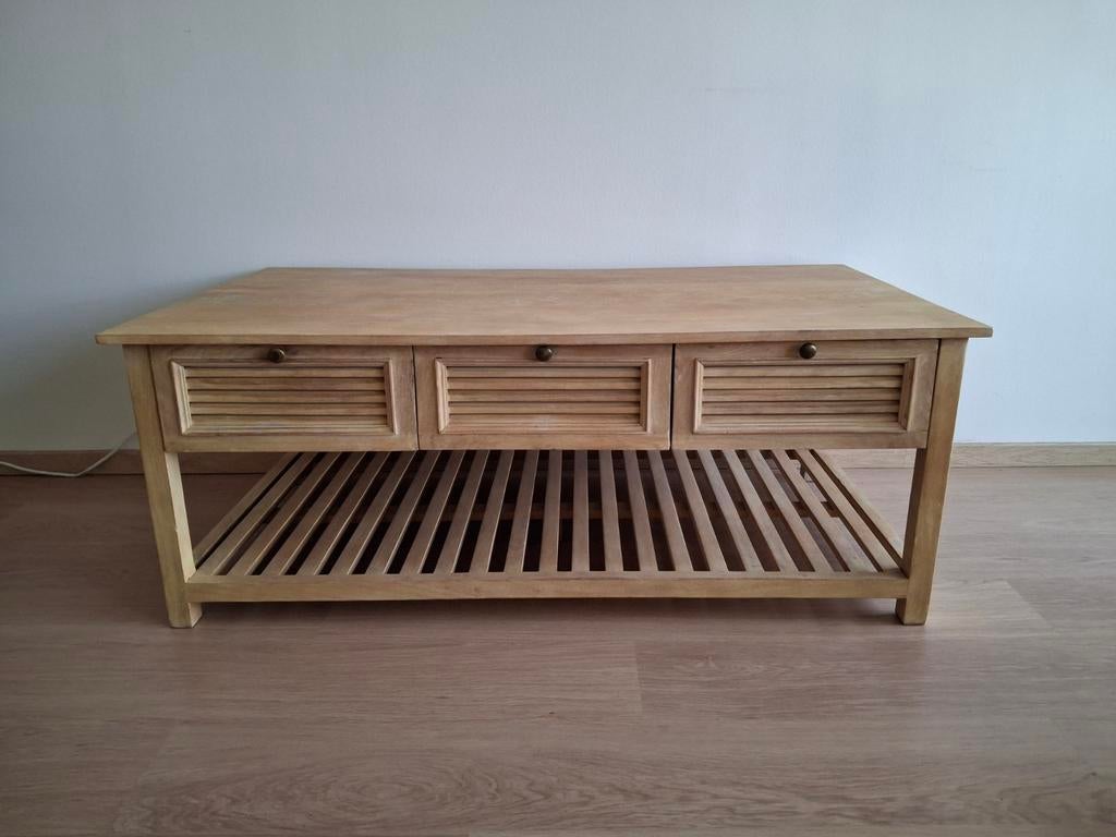 Salontafel / TV meubel met 3 lades, Huis en Inrichting, Ophalen, Gebruikt, 100 tot 150 cm, 50 tot 100 cm