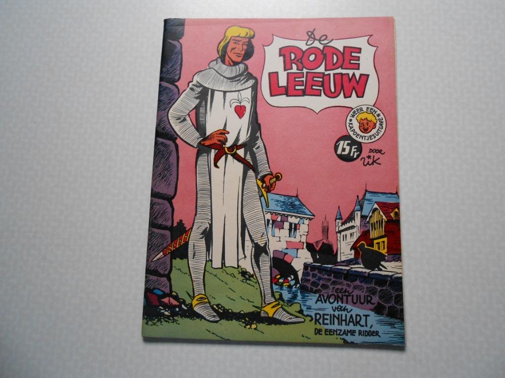 ridder reinhart 3 De rode leeuw 1958  1 ste druk., Boeken, Stripverhalen, Eén stripboek, Nieuw, Rik Clément, Ophalen of Verzenden