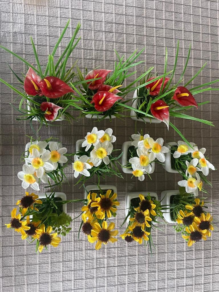 Tafeldecoratie Bloemen Roos BBQ Communie feest   Nieuw, Ophalen, Nieuw