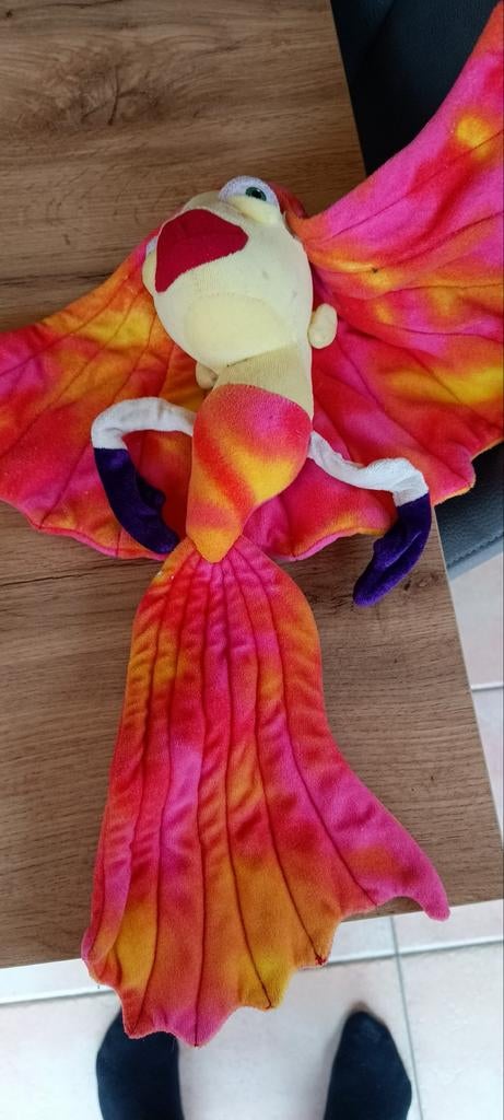 Shark tale knuffel, Ophalen