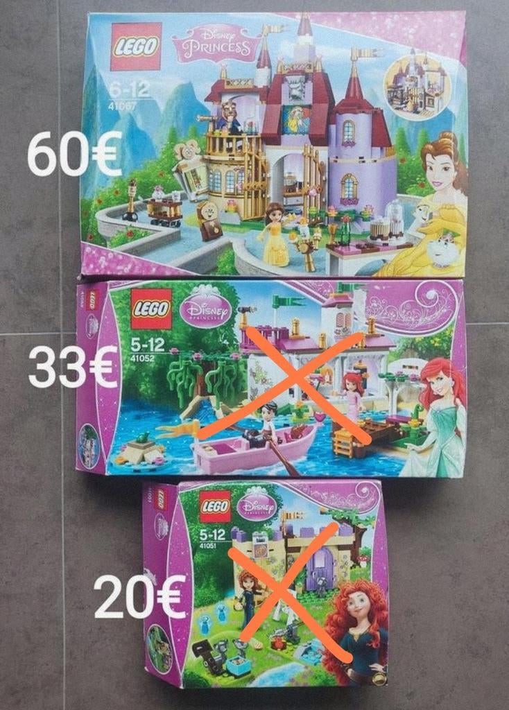 Lego Disney Beauty and the Beast castle 100% compleet, Lego, Ophalen of Verzenden, Zo goed als nieuw, Compleet