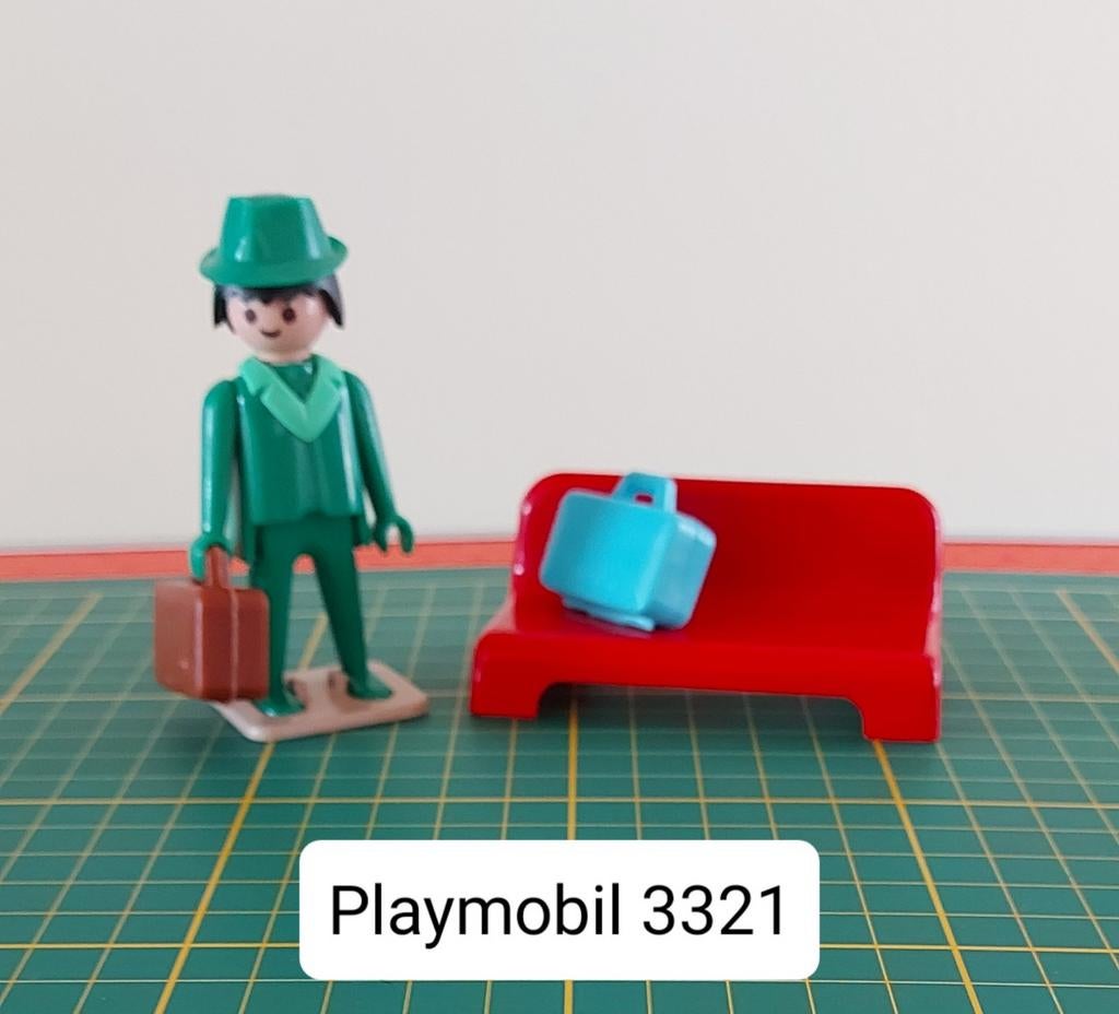 Lotje vintage Playmobil reizigers (PLL07), Kinderen en Baby's, Speelgoed | Playmobil, Ophalen of Verzenden, Gebruikt