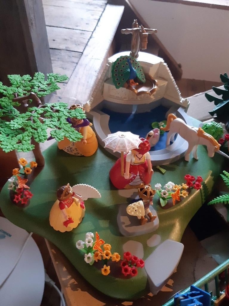 Playmobil Koninklijke fontein + bosdieren, Ophalen, Zo goed als nieuw