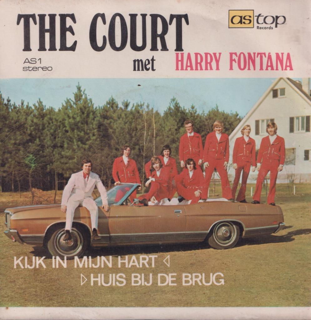The Court & Harry Fontana – Kijk in mijn hart - Single, Gebruikt, 7 inch, Single, Ophalen of Verzenden