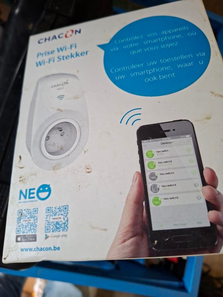 Prise wifi programmable 2 pièces, Enlèvement