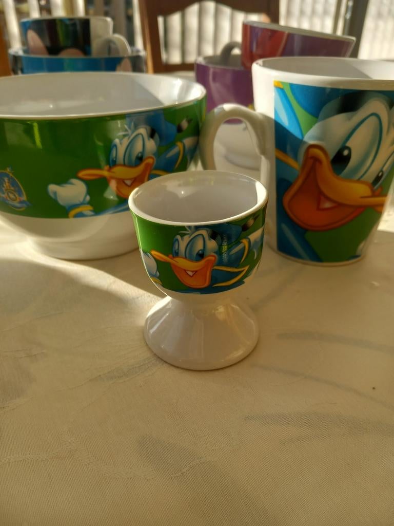 Donald duck, Verzamelen, Ophalen, Donald Duck, Zo goed als nieuw, Servies