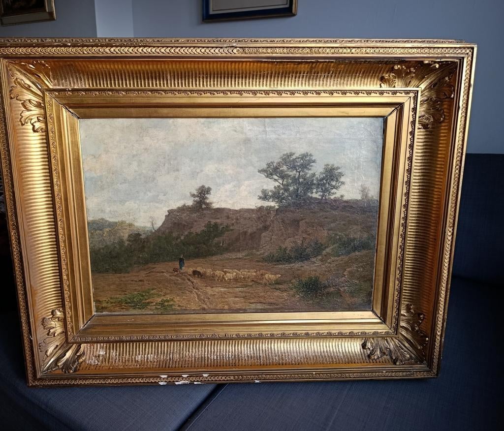 Euphrosine Beernaert peinture., Antiek en Kunst, Ophalen