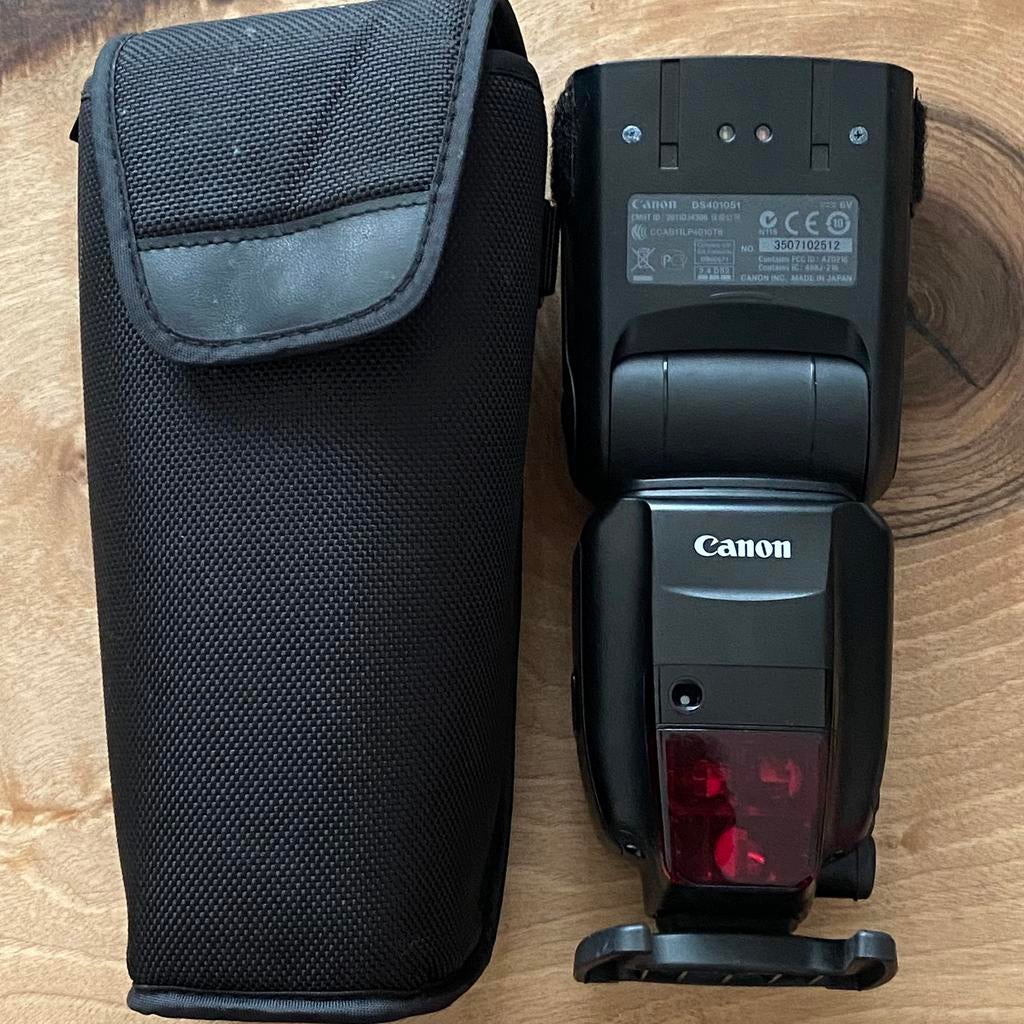 Canon Speedlite 600ex-RT*Zo goed als nieuw/nieuw, Ophalen of Verzenden, Nieuw, Canon, Kantelbaar