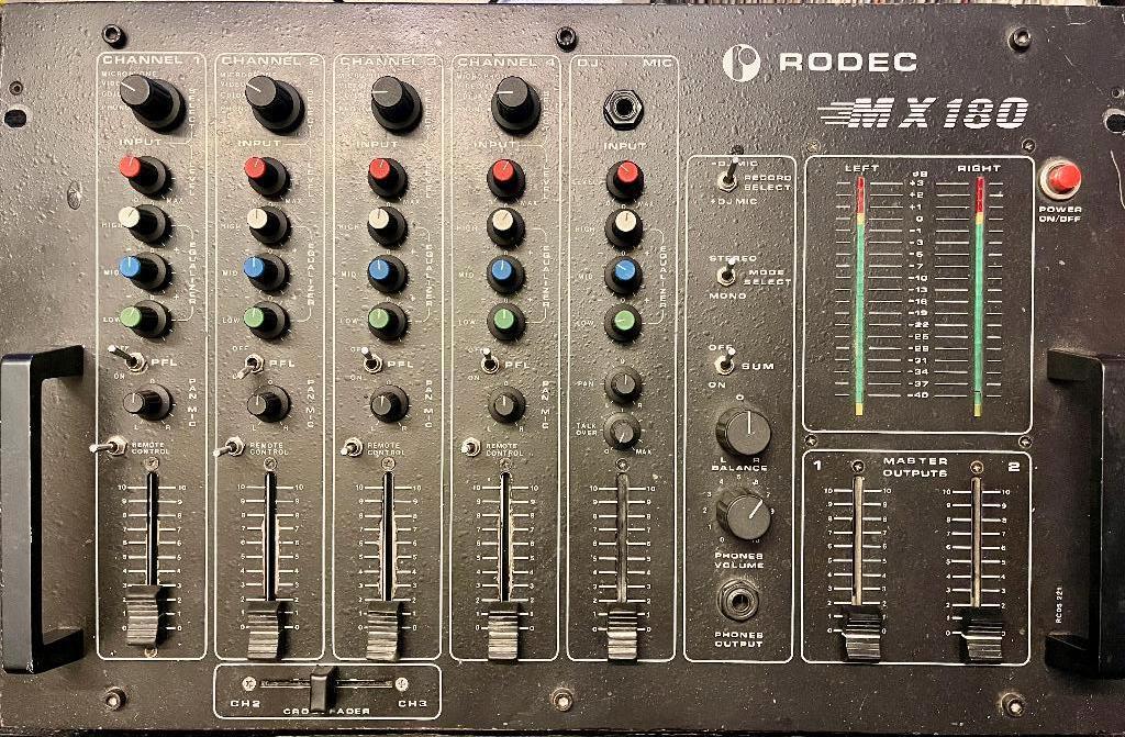 RODEC MX 180, Enlèvement, Utilisé