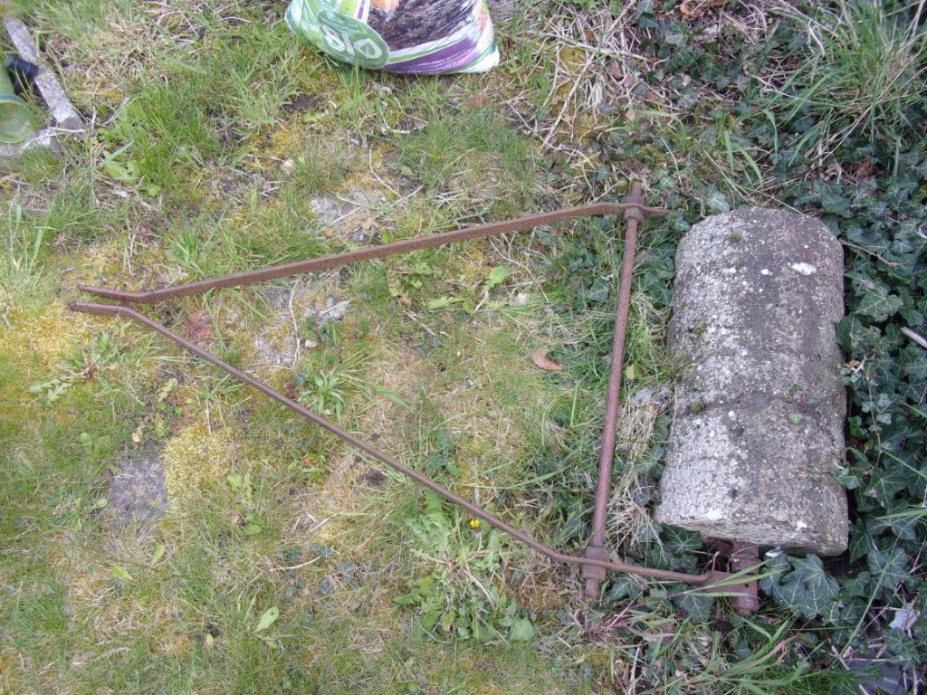 rouleau de jardin en béton, Enlèvement, Utilisé