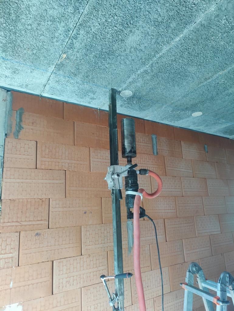 Betonboringen, spotboringen, ventilatie, diamanboringen