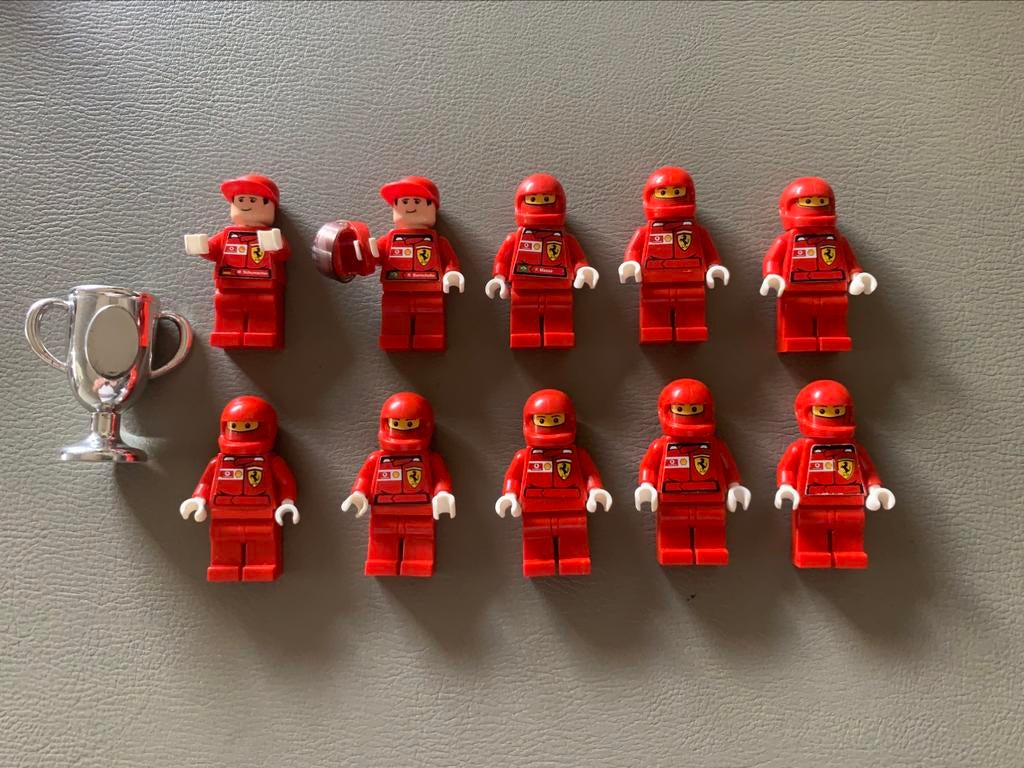 Lego Ferrari Racers Minifigs lot!, Enlèvement ou Envoi, Comme neuf, Briques en vrac, Lego