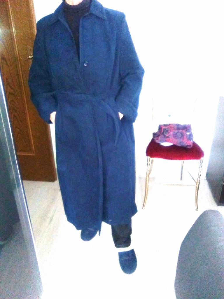 Manteau en daim bleu, Enlèvement ou Envoi, Bleu