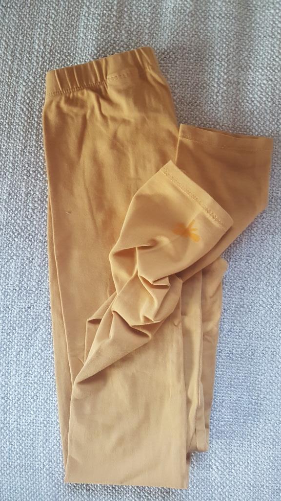 Lange legging okergeel (maat: 9-10j), Pantalon, Enlèvement ou Envoi, Vertbaudet, Comme neuf