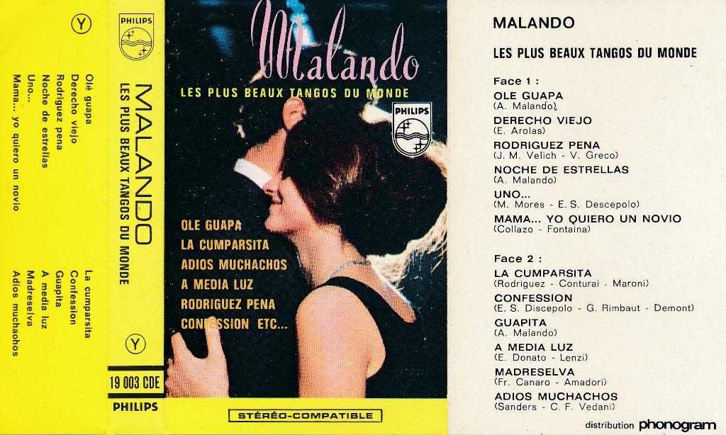 Music cassette  "Les plus beaux tangos du monde", Gebruikt, Overige genres, 1 bandje, Ophalen of Verzenden