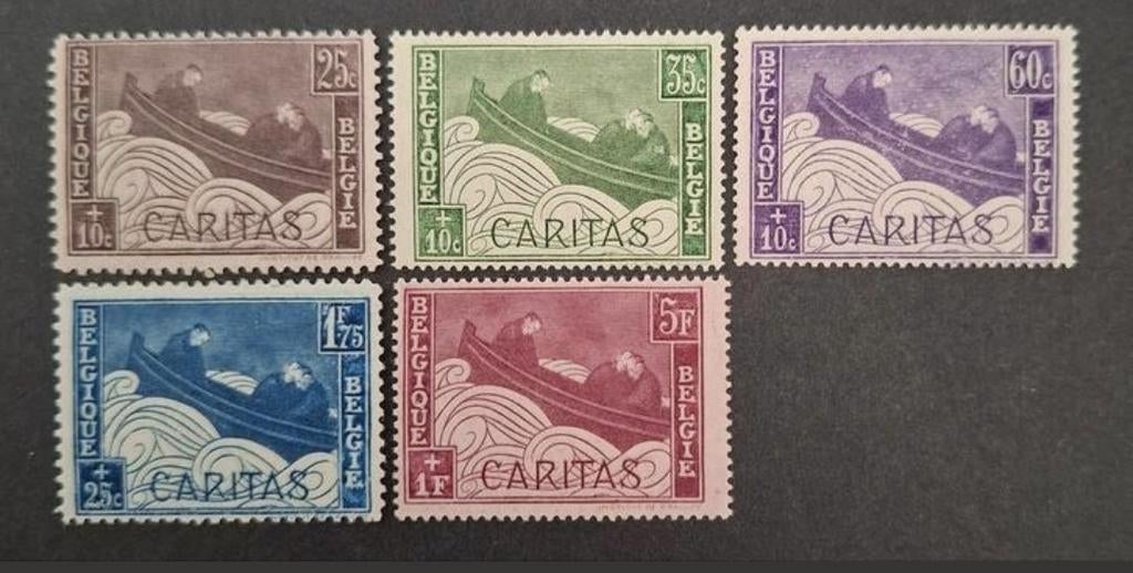 Belgique : COBP249/53 ** Barquettes 1927., Sans timbre, Neuf, Enlèvement ou Envoi, Non oblitéré