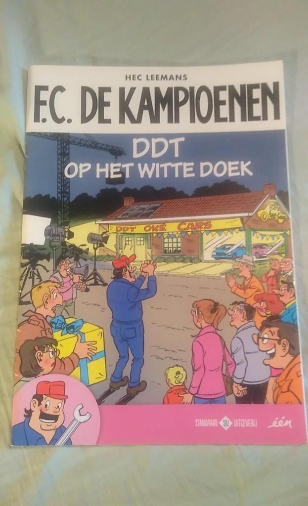 strip FC De Kampioenen DDT op het witte doek, Enlèvement ou Envoi