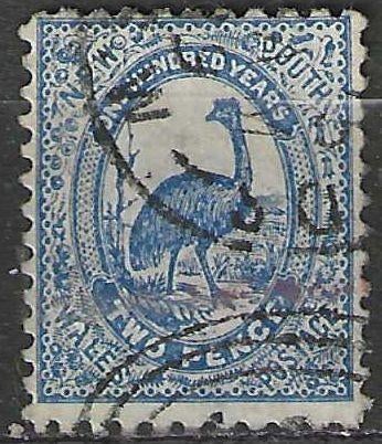 Nouvelle-Galles du Sud 1888 - Yvert 60 - Emu - 2 p. (ST), Envoi, Affranchi