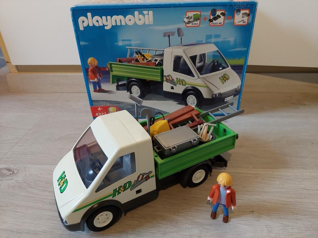 Playmobil werfauto set 4322, Ophalen of Verzenden, Gebruikt, Complete set