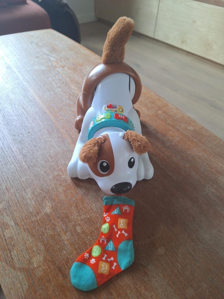 Fisher price kruip met puppy, Enlèvement ou Envoi, Comme neuf, Autres types, Sonore