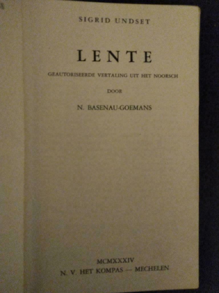Lente, Boeken, Ophalen of Verzenden, Gelezen, Europa overig