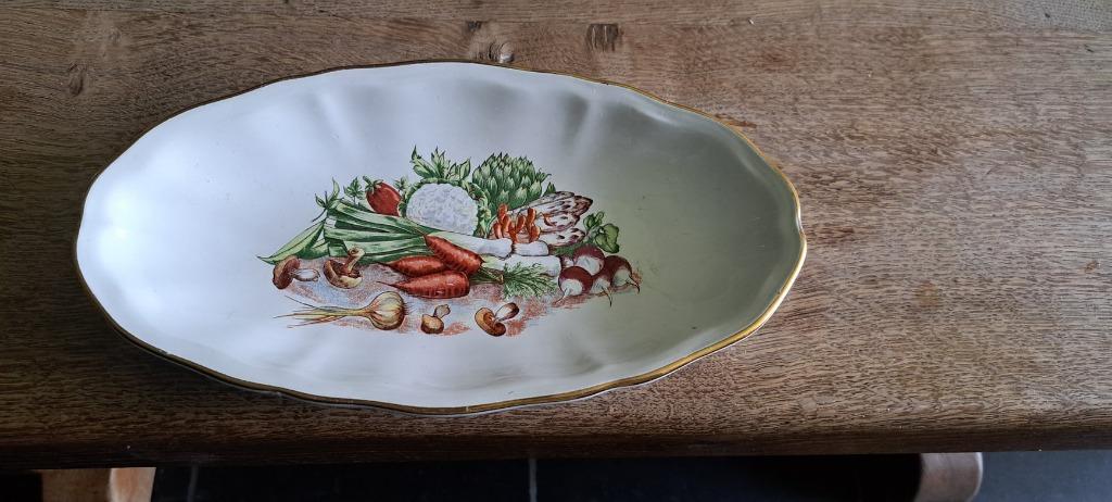 plat oval  "Faïence de Lunéville", Antiquités & Art, Enlèvement ou Envoi