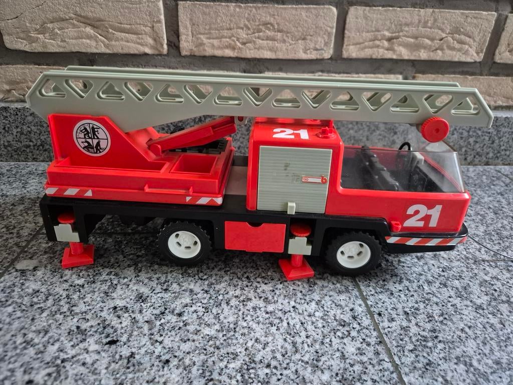 Playmobil brandweerwagen. 1981, Enlèvement