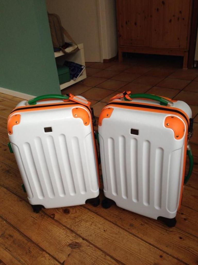 Handbagage koffers / Reiskoffer / Rolkoffer / Trolley NIEUW!, Wieltjes, 50 tot 60 cm, Hard kunststof, Nieuw