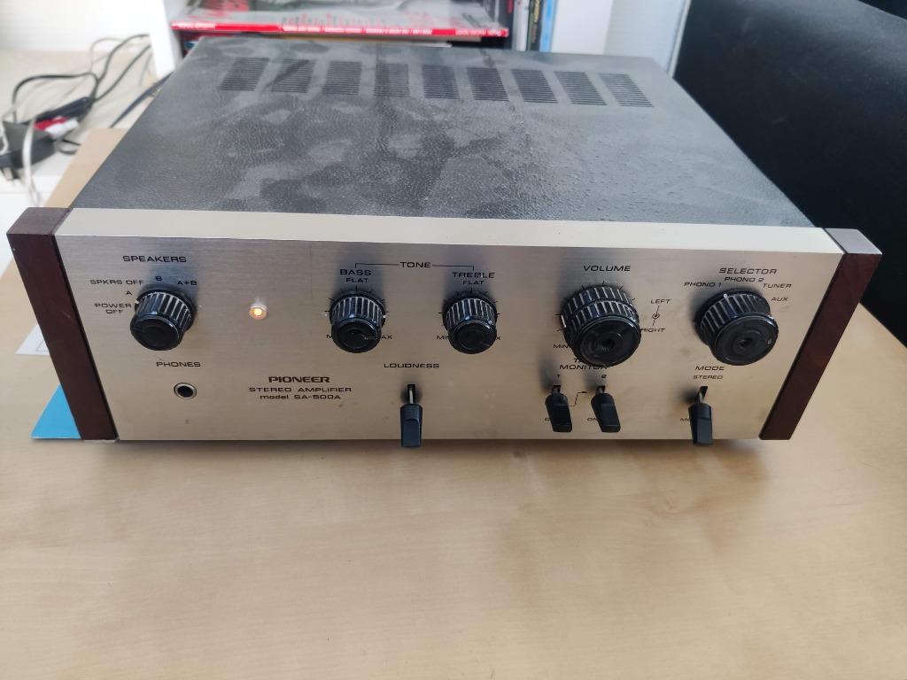 Pioneer SA 500A, Enlèvement, Amplificateur
