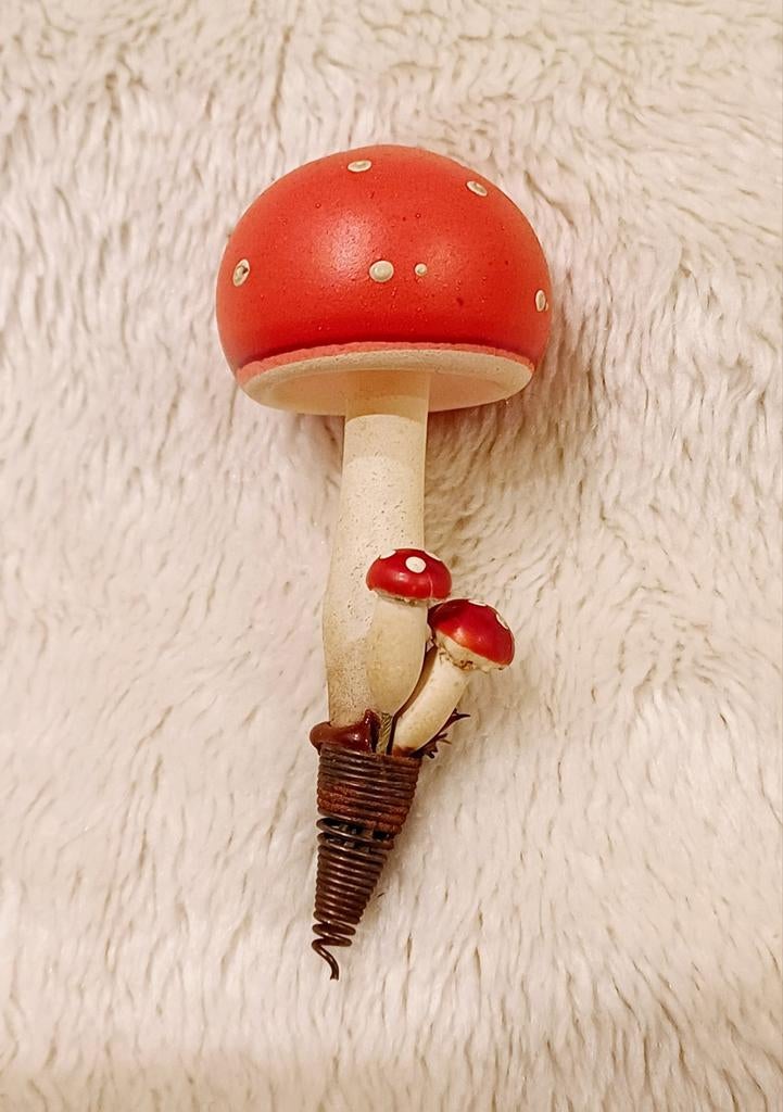 Pince à boule de Noël Ajeko en forme de champignon, Enlèvement ou Envoi, Comme neuf