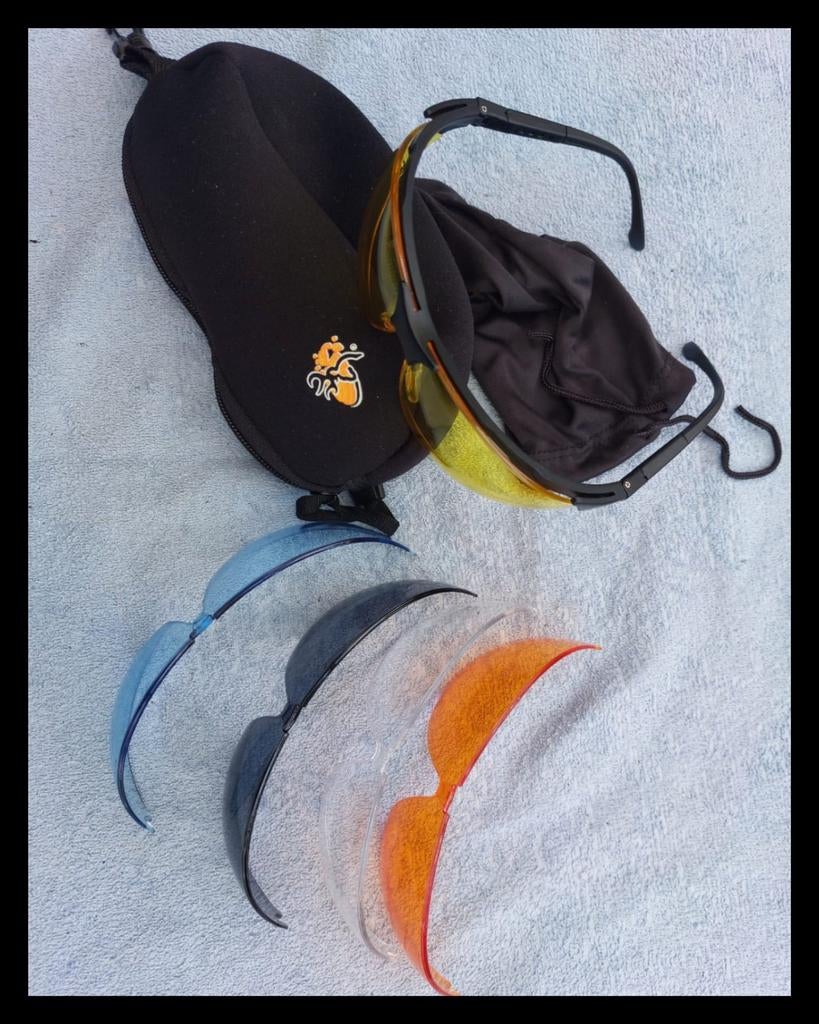 Lunettes diverses pour le tir au pigeon d'argile, Enlèvement