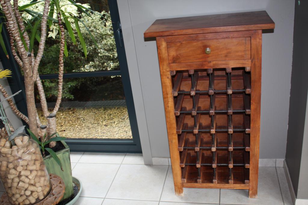 Meuble Range Bouteille de vin Retro (24), Enlèvement, Utilisé