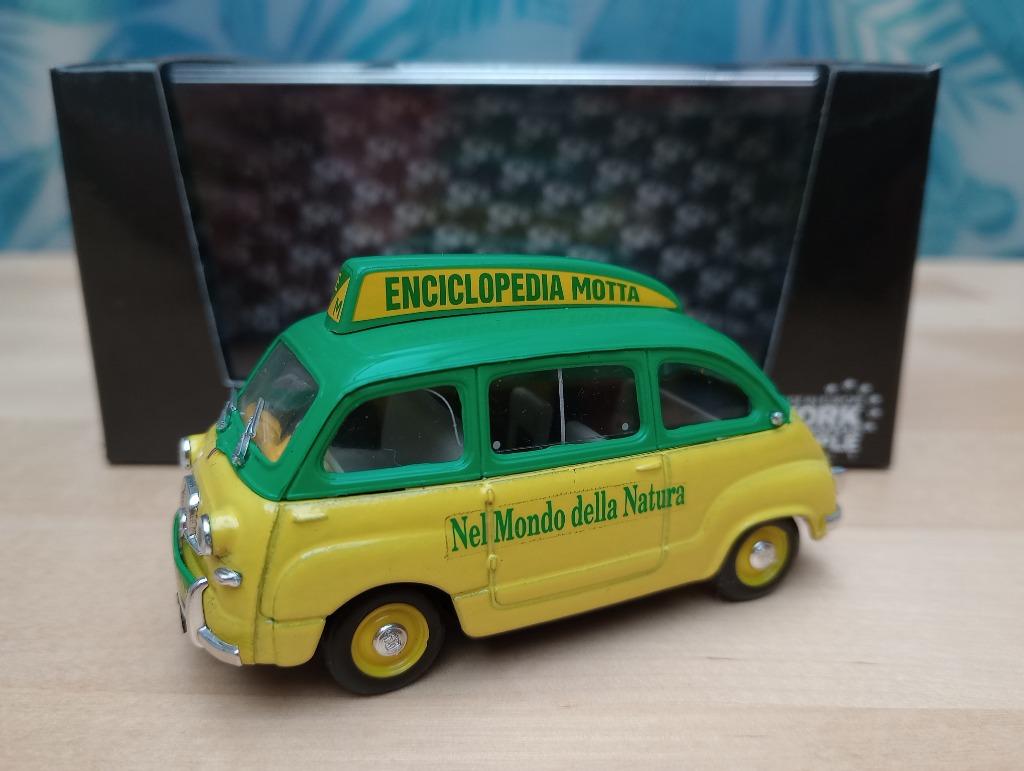 Brumm R 310 Fiat 600 Multipla "enciclopedia Motta", Ophalen of Verzenden, Zo goed als nieuw, Auto
