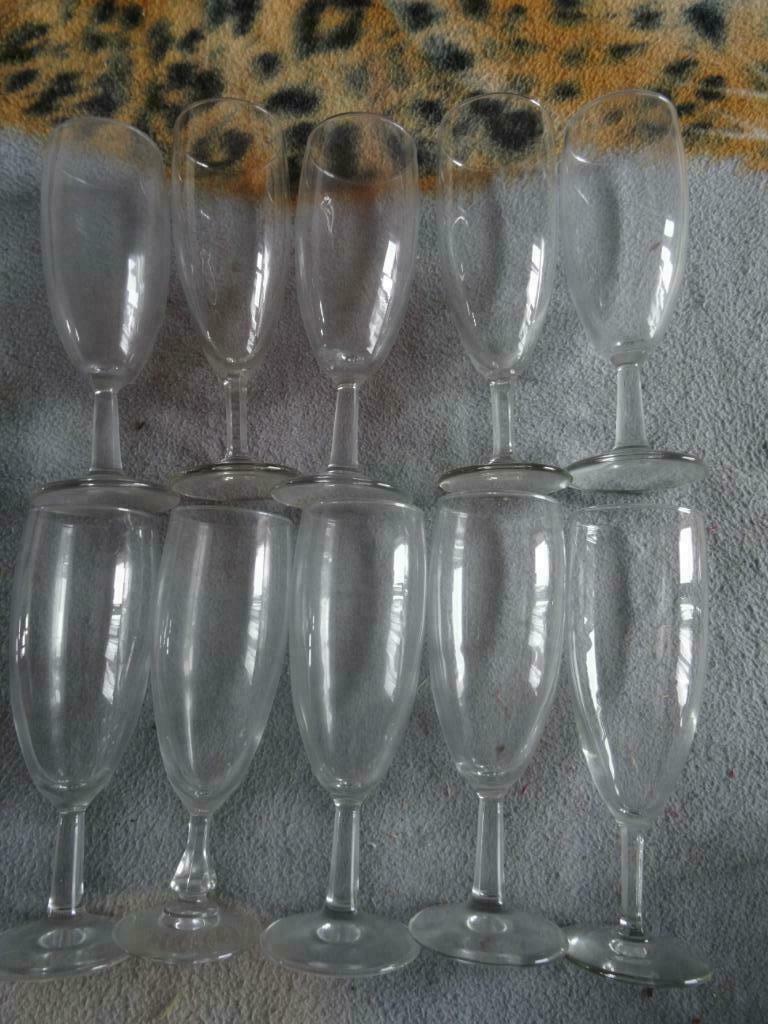 Champagne fluiten, Ophalen of Verzenden, Gebruikt, Overige typen
