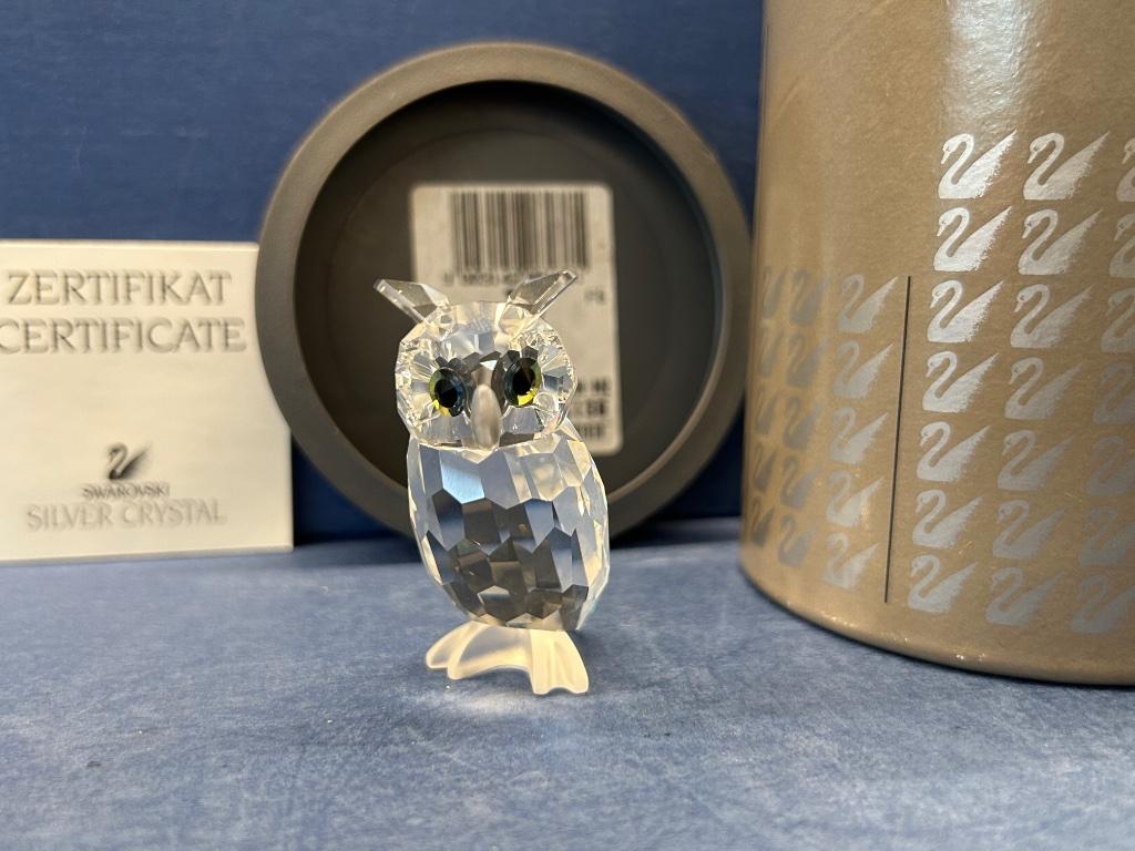 Swarovski Nachtuil, uil, Verzamelen, Ophalen of Verzenden, Nieuw, Figuurtje