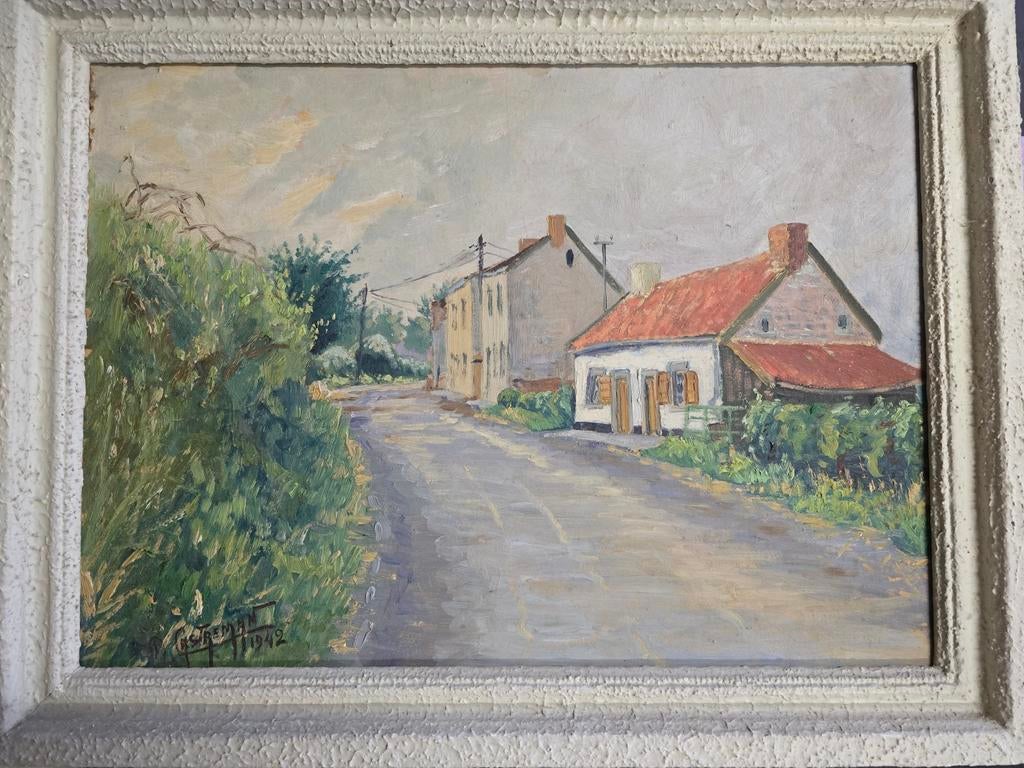 Peinture Thon-Samson sur les Trys, Antiquités & Art, Art | Peinture | Classique, Enlèvement