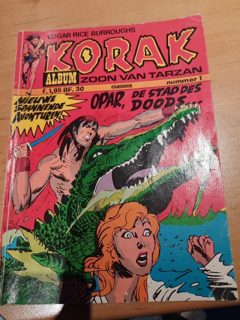 Strip Korak, Gelezen, Eén stripboek, Ophalen of Verzenden, Edgar Rice Burroughs