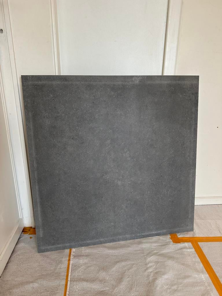 Impermo 80x80 cm Tilestone Basalttegel met stenen rand, Ophalen, 60 cm of meer, Nieuw, Minder dan 5 m²