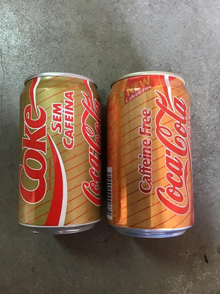 Coca-Cola blikjes 6st cafeïne vrije cola, Verzenden, Gebruikt, Verpakking