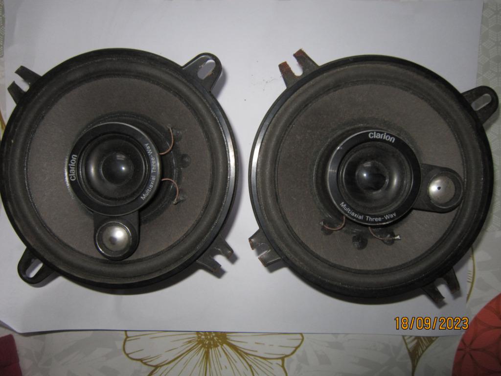 2 baffles auto clarion adam D, Autos : Divers, Autoradios, Enlèvement, Comme neuf