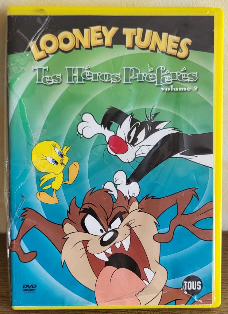 DVD Looney Tunes Vol. 2: Je favoriete helden, Gebruikt, Tekenfilm, Ophalen of Verzenden, Alle leeftijden