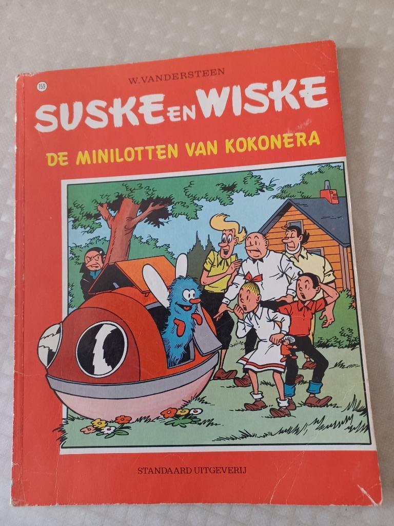 Suske en wiske 159 De minilotten van kokonera. Eerste dru, Gelezen, Willy Vandersteen, Eén stripboek, Ophalen of Verzenden